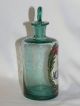 Apotheke Antik,  Barocke Enghalsflasche Grünglas Ol: Aurantii,  Um 1780 Arzt & Apotheker Bild 3