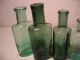 7 Alte Flaschen,  Kolonialwarenladen Um Ca 1900 Glas & Kristall Bild 1