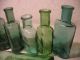 7 Alte Flaschen,  Kolonialwarenladen Um Ca 1900 Glas & Kristall Bild 2
