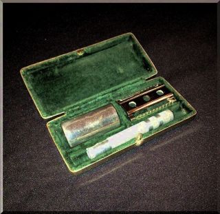 Vintage Rasierhobel 3 - Teilig Mit Box Bild