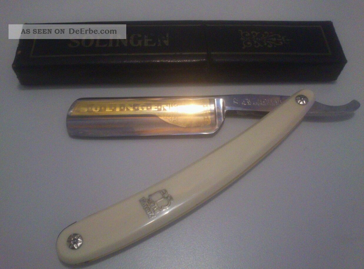 Rasiermesser Kobar,  7/8,  Gebr.  Emde,  Straight Razor,  Coupe Choux,  Cut Throat Frisör & Barbier Bild