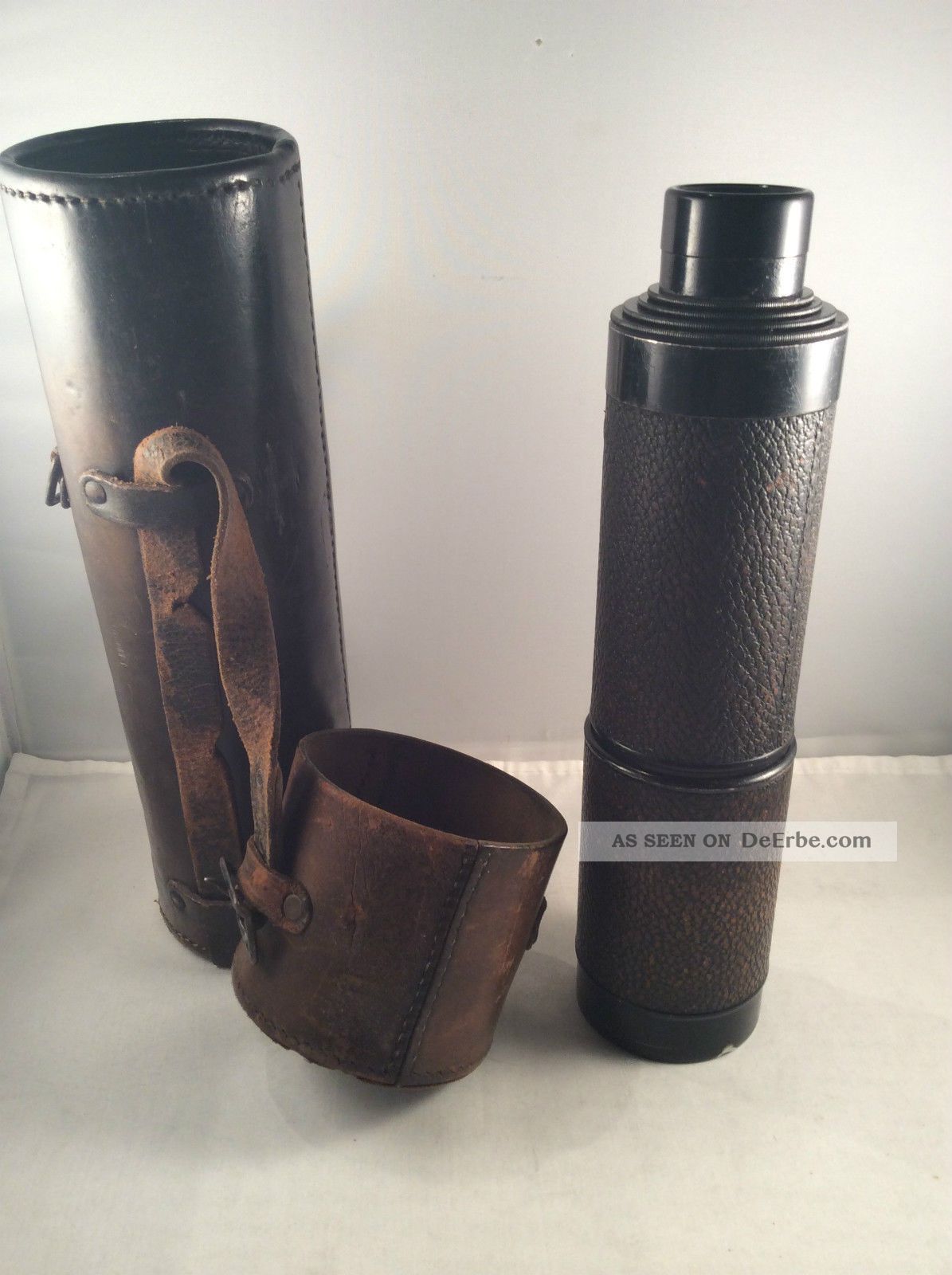 Teleskop - Auszugs - Fernrohr,  Fa.  E.  Busch U.  Rodenstock,  Ca.  1900/10 Optiker Bild