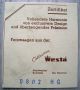 Feinwaage Briefwaage Apothekerwaage Westawaage Gewichte Holz Messing Zertifikat Kaufleute & Krämer Bild 5