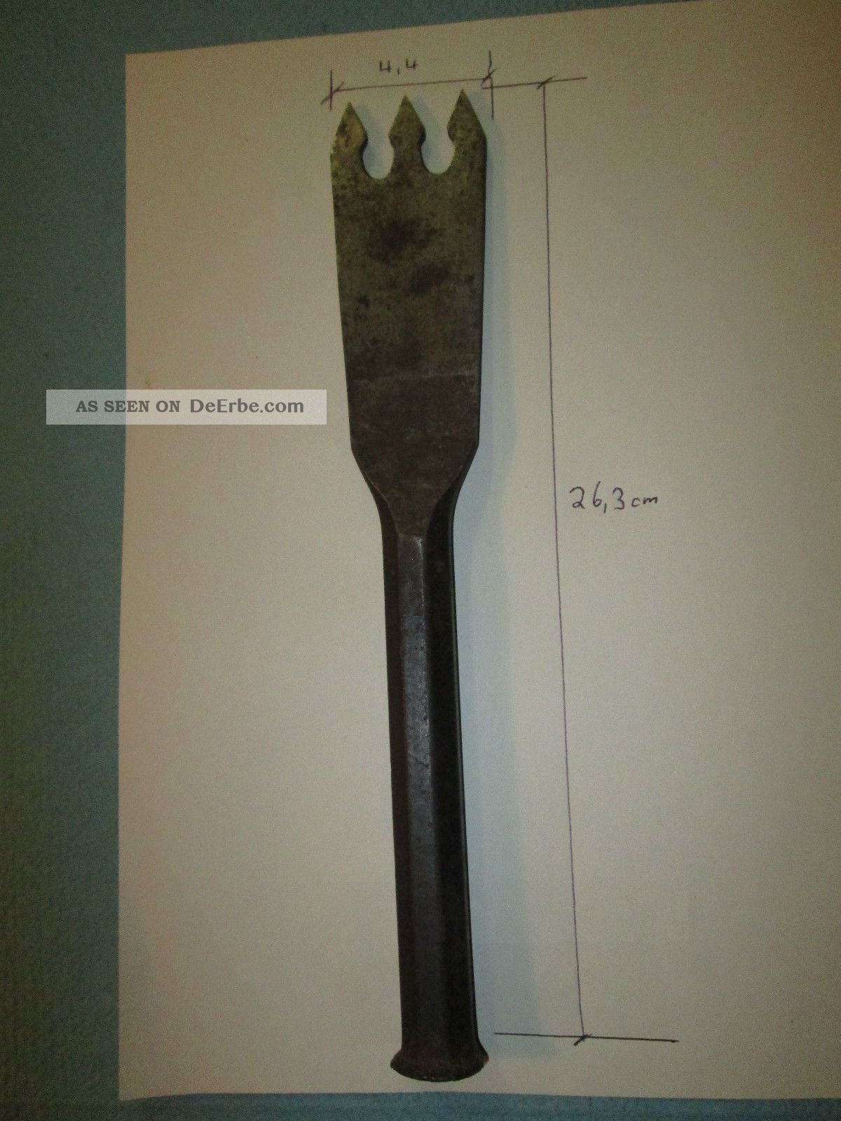 Fitscheneisen,  Nr.  3 - -,  Bandeisen. Zimmermann Bild
