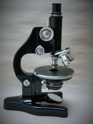 Mikroskop Ernst Leitz Wetzlar No.  305342 Signatur,  Mit Holzkoffer Und Zubehör,  Top Bild
