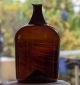 Antike Braune Apotheker Flasche 18.  Jhd.  Abriss Waldglas Bottle Pontil Sammlerglas Bild 3