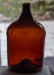 Antike Braune Apotheker Flasche 18.  Jhd.  Abriss Waldglas Bottle Pontil Sammlerglas Bild 5