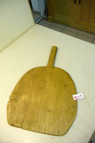 Nr.  1659.  Altes Schinkenbrett Holzbrett Schneidebrett Old Wooden Bread Board Bild