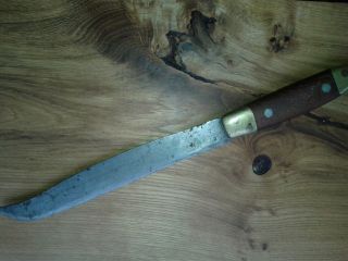 Altes Messer,  Küchenmesser,  Jagdmesser,  Fleischermesser Bild