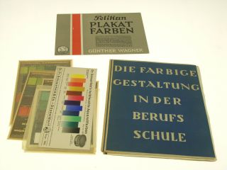 Cossmann,  Hermann.  Die Farbige Gestaltung In Der Berufsschule. Bild