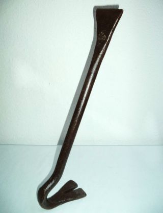 Brecheisen Antik 1,  6kg - 47cm Eisen Stange Brechstange Kuhfuss Nagelzieher Bild