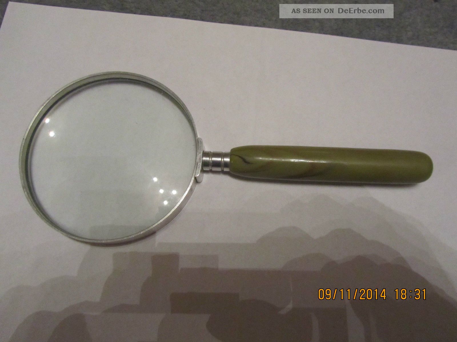 D.  R.  G.  M.  Leselupe - Lupe - Vergrößerungsglas - Lesehilfe - Optik - Briefmarken Optiker Bild