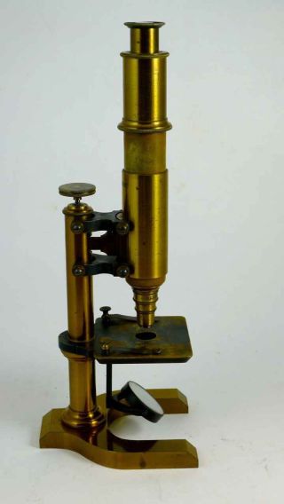 Frühes Seibert Wetzlar Mikroskop Stativ 7 Microscope Messingmikroskop Nr.  3173 Bild