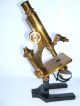 Antikes Großes Mikroskop,  R.  Winkel Göttingen Optiker Bild 1