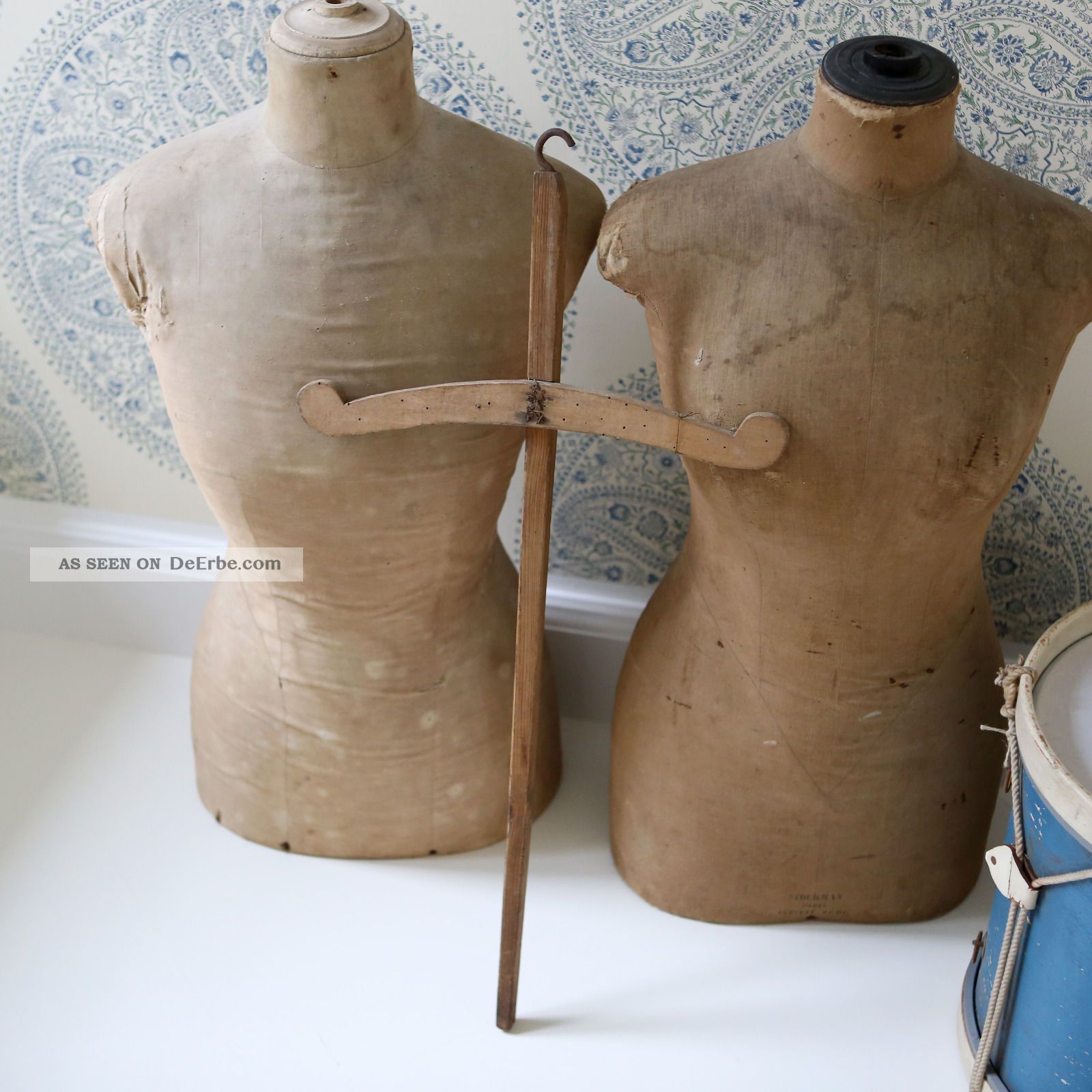 Wunderschöner Großer Antiker Kleiderbügel (3) Aus Frankreich,  Shabby Schneider Bild