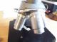 Altes Mikroskop Leitz Wetzlar Nr.  653219 M.  3 Objektiven U.  Beleucht.  Funktionsfähig Optiker Bild 3