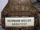 Patriotisches Abzeichen / Orden / Plakette - Hermann Müller Architekt / Top Rare Alte Berufe Bild 2