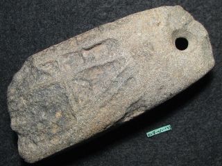 5800j.  A: RaritÄt Steinzeit Neolithikum Steinbeil Durchbohrung Trichterbecher K Bild