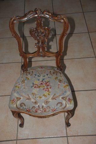 Stühle,  Antik Mit Gobelinbezug Bild