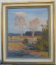 Expressionismus Landschaft Frankreich Altes Abstraktes Ölgemälde Originale der Zeit Bild 2