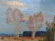 Expressionismus Landschaft Frankreich Altes Abstraktes Ölgemälde Originale der Zeit Bild 5