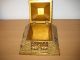 Schöne Große Goldene Pyramide - Schmuckkasten - Ägypten Fans - 18x18 Cm Grund Antike Bild 1