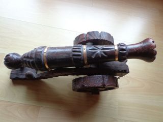 Rustukale Kanone Aus Holz Bild