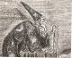Daumier - Zeichnen Mit Kohle Und Tusche Auf Papier Von 1800 Antike Bild 1