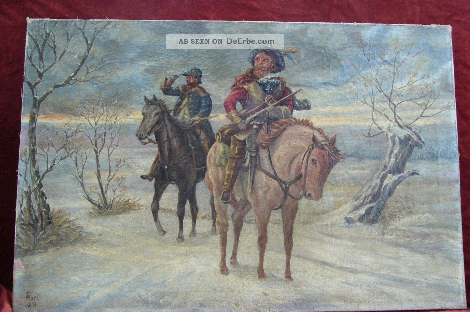 Kriegsmalerei, 30 Jähriger Krieg, Gemälde, Ölbild,