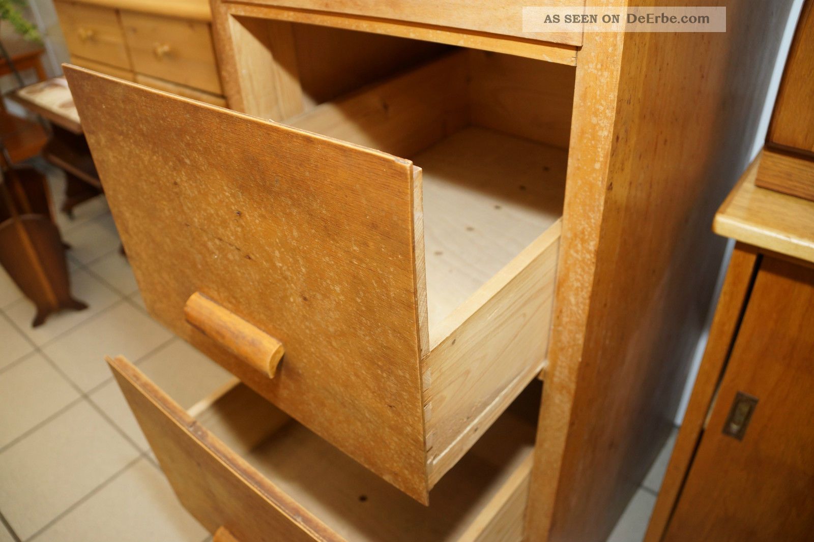 Antiker Aktenschrank Schubladenschrank Büroschrank Schrank Art Deco Um 1920