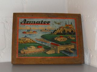 Kinderspielzeug 1935 / Armator - Baukasten / Dachbodenfund Bild