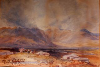 Landschaft Nahe Glenfinnan,  Schottland,  1880,  Von Will Miller Frazer (1864 - 1961) Bild