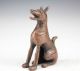 Chinesische Antiquitäten Bronze Skulpturen Hunde Selten 1900 Asiatika: China Bild 3