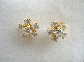 Diamant/brillant - Ohrstecker 750 Gold 0,  50ct Bild