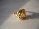 Traumhafter Art Deco Gold Ring Mit Goldtopas 14k 585 Goldring Mit Topaz Schmuck nach Epochen Bild 1