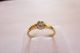 Jugendstil Art Nouveau Ring Gold 585 Mit Diamantsolitär 0,  30 Carat Ringe Bild 1