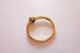 Jugendstil Art Nouveau Ring Gold 585 Mit Diamantsolitär 0,  30 Carat Ringe Bild 3
