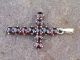 Anhänger Kreuz Mit Granat Silber 925 Schmuck & Accessoires Bild 3