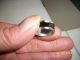 Schöner älterer 925er Silberring Mit Emaille 70er Jahre Gr.  : 17,  7mm Sterling Ringe Bild 4