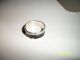 Schöner älterer 925er Silberring Mit Emaille 70er Jahre Gr.  : 17,  7mm Sterling Ringe Bild 5