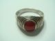 Antiker Vintage Herren Siegelring Siegel Ring Echt Silber 925 & Echten Karneol Ringe Bild 1