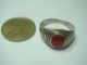 Antiker Vintage Herren Siegelring Siegel Ring Echt Silber 925 & Echten Karneol Ringe Bild 2