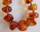 100 Bernsteinkette Art Deco Amber Necklace Plus Steinkette 3 Ketten Bild 2