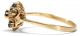 Eine Blüte Aus Saphiren Gold Ring Mit Feinem Saphir Besatz,  585 Gold Um 1960 Ringe Bild 3