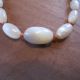 Korallenkette Perlmutt Oliven Collier Perlenkette Koralle Kette Art Deco Ketten Bild 1