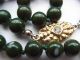 Brev Halskette Kette Grün Steine Kugel Perlen 50 Cm Ketten Bild 2