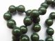 Brev Halskette Kette Grün Steine Kugel Perlen 50 Cm Ketten Bild 3
