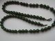 Alt Halskette Kette Grün Steine Kugel Perlen 60 Cm Ketten Bild 1