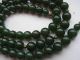 Alt Halskette Kette Grün Steine Kugel Perlen 60 Cm Ketten Bild 2