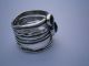 Auffälliger 925 Silber Designer Ring Mit Amethysten,  Rg 18,  6 Mm Ringe Bild 2